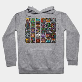 Figuras mayas Hoodie